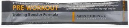 MenScience Androceuticals Pre-Workout Training Booster Formula, 0.4 oz MenScience