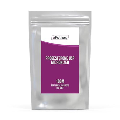 EPOTHEX Progesterone Powder USP, Micronized Powder, Topical and Cosmetic, 10 Grams EPOTHEX