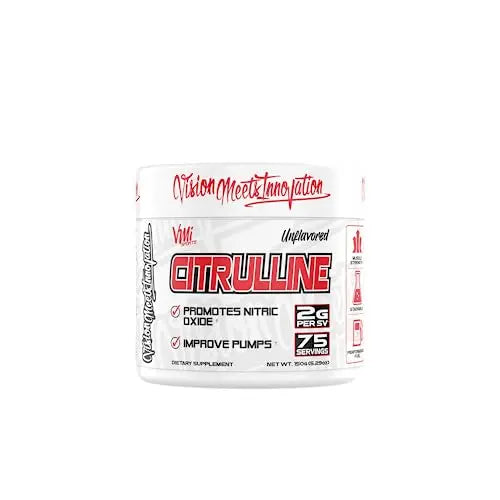 VMI Sports Citrulline Unflavored Powder Pure L-Citrulline | Promote Nitric Oxide Muscle VMI Sports