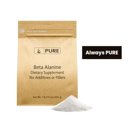 Pure Original Ingredients Beta Alanine Powder Non-GMO, Non-Essential Amino Acid Pure Organic Ingredients