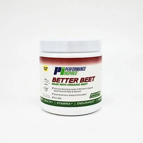 PERFORMANCE INSPIRED Nutrition Better Beet Powder - 100% Organic Beet – Boost Nitric PERFORMANCE INSPIRED