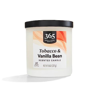 365 By Whole Foods Market, Candle Tobacco Vanilla 365 By Whole Foods Market