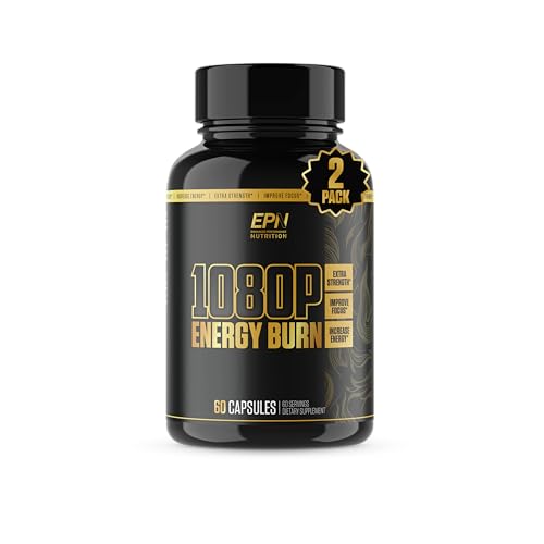 1080p Thermogenic Energy Burn | #1 Rated Energy & Pre Workout for Men & Women EPN Supplements