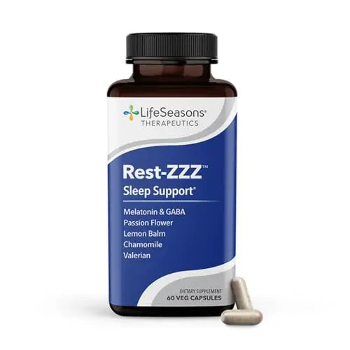 Rest-ZZZ - Powerful Sleep Support Supplement - Fall Asleep & Stay Asleep - Calms Nervous System LifeSeasons