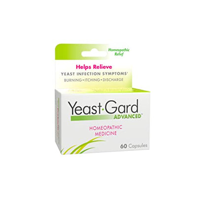 YeastGard Advanced Homeopathic Remedy Capsules - 60 count Bottle Yeast-Gard