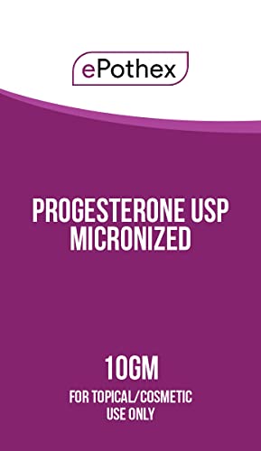 EPOTHEX Progesterone Powder USP, Micronized Powder, Topical and Cosmetic, 10 Grams EPOTHEX