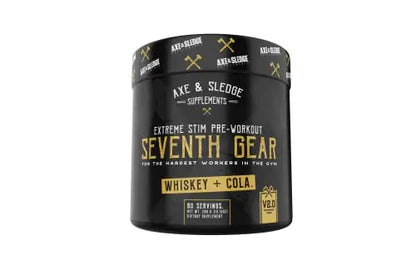 Axe & Sledge Seventh Gear V2 High-Stimulant Pre-Workout, Increases Energy, Focus Axe & Sledge