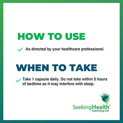 Seeking Health L-5-MTHF, Supports Healthy Methylation, Easily Absorbed Methyl Folate Supplement Seeking Health