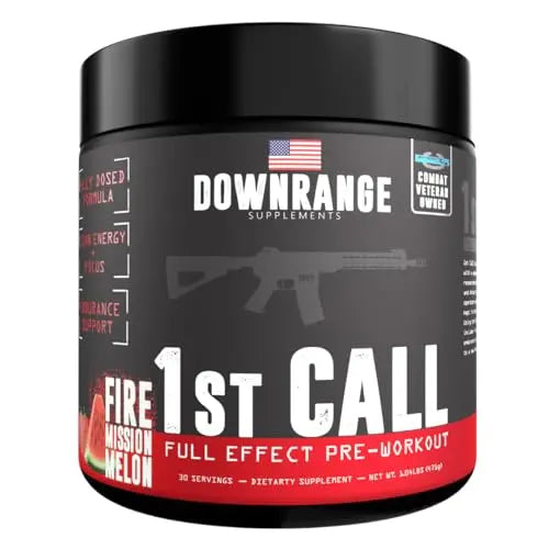 DownRange Supplements 1st Call Pre Workout Powder, Preworkout for Men & Women DownRange Supplements