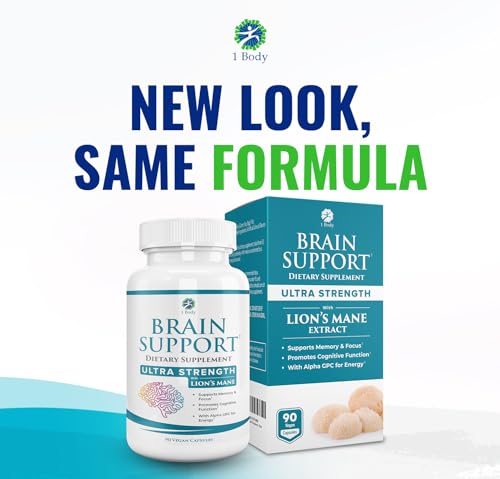 1 Body Brain Supplements for Memory and Focus - Support Healthy Brain 1 Body