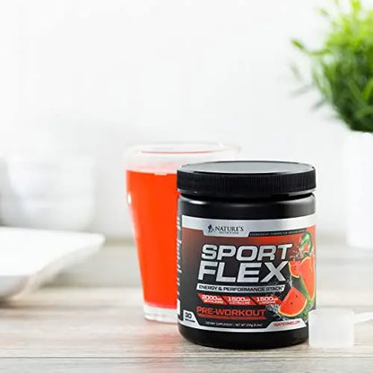 Pre Workout Powder with Beta Alanine, L-Citrulline & L-Arginine | PreWorkout Energy Powder Nature's Nutrition