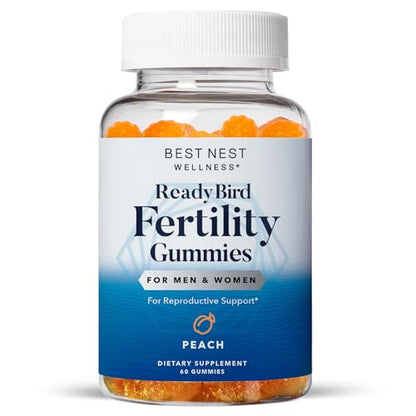 Best Nest Wellness Ready Bird Fertility Gummy Vitamins, Prenatal Multivitamin Gummies Best Nest Wellness