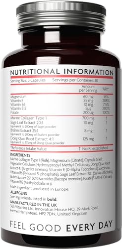 Premium Advanced Collagen Capsules for Menopause and Perimenopause V VitaminiBuy Supplements Australia