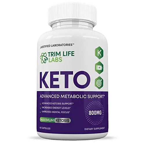 (2 Pack) Trim Life Labs Keto Pills Includes Apple Cider Vinegar Patented goBHB Justified Laboratories