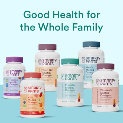 SmartyPants Prenatal Vitamins for Women, Multivitamin Gummies: Omega 3 Fish Oil SmartyPants