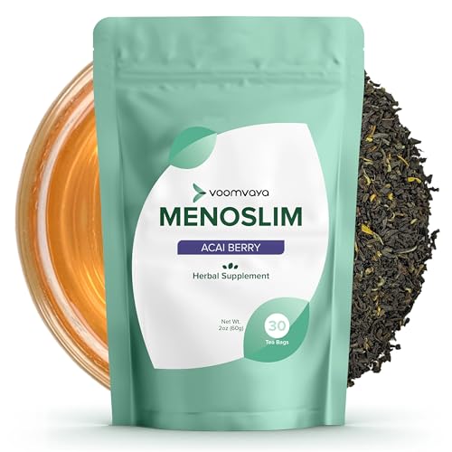 VoomVaya MenoSlim Tea - Natural Menopause Supplements, Perimenopause & Estrogen VoomVaya
