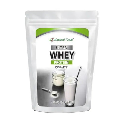Z Natural Foods Whey Protein Powder Isolate, Unsweetened Protein Powder Enriched Z Natural Foods