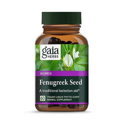 Gaia Herbs Fenugreek Seed - Helps Support Healthy Lactation and Breast Milk Production Gaia Herbs