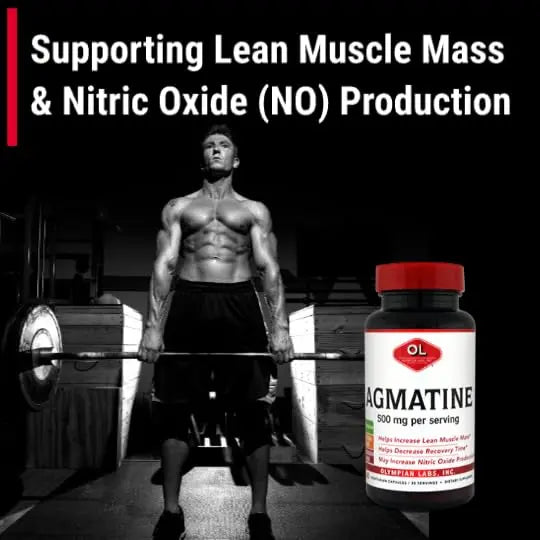 Olympian Labs Agmatine 500 mg per Serving, 60 Vegetarian Capsules Olympian Labs