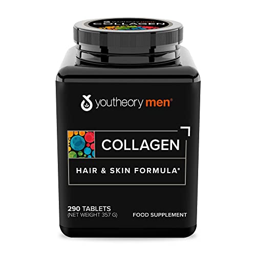 Youtheory Collagen Advanced 1, 2 and 3 Mineral Supplements for Men-290 Tablets YouTheory