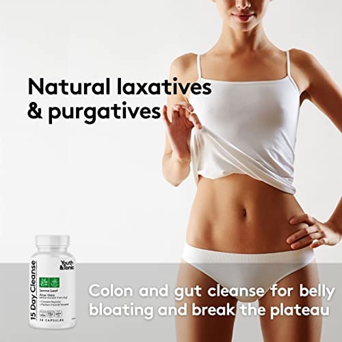 Youth & Tonic Colon Cleanser & Detox for Loss of Waste, Breaking The Plate Youth & Tonic