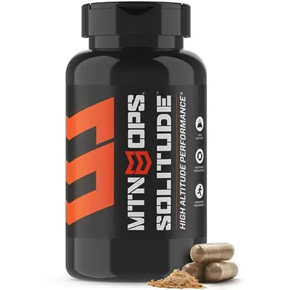 MTN OPS Solitude High-Altitude Performance Supplement (25 Servings), Black, One Size MTN OPS