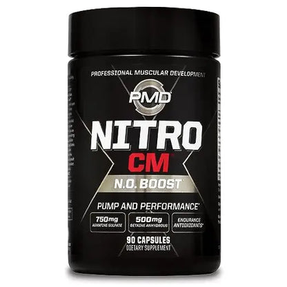 PMD Sports Nitro cm - Nitric Oxide with Agmatine Pre Workout Supplement - Muscle PMD