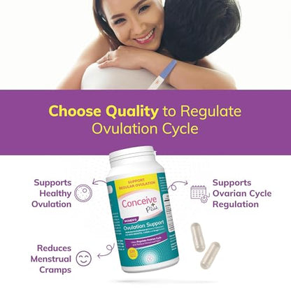 CONCEIVE PLUS Womens Ovulation Support - PCOS Supplement for Fertility CONCEIVE PLUS