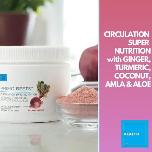 Consult Health Primo Beets Beet Root Powder Drink Mix with Nitrates - Supports Circulation Consult Health