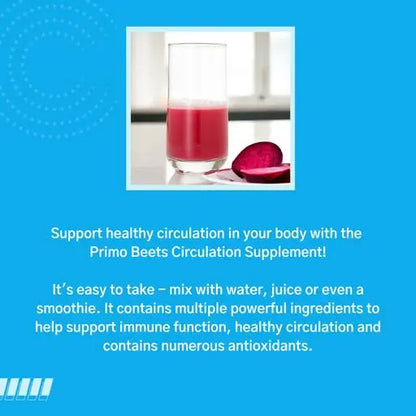Consult Health Primo Beets Beet Root Powder Drink Mix with Nitrates - Supports Circulation Consult Health