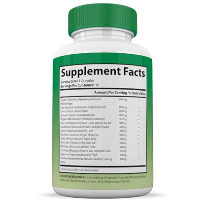 (Set of 2) Vital Fruits and Veggies Supplement Red & Green Superfoods Whole Food Justified Laboratories