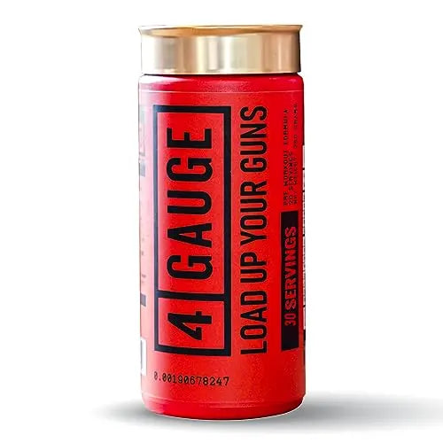 4 Gauge Natural Preworkout Without The Jitters | 30 Servings | Nitric Oxide Booster 4 Gauge