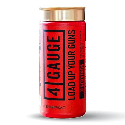 4 Gauge Natural Preworkout Without The Jitters | 30 Servings | Nitric Oxide Booster 4 Gauge