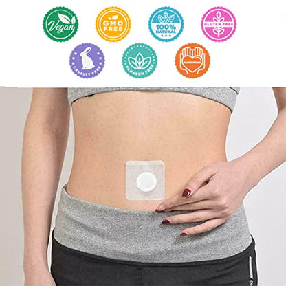 Wormwood Belly Patch,30Pcs Mugwort Abdomen Navel Patch and 30Pcs Moxibustion Patch BEANGG