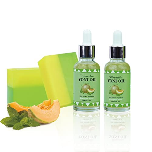 Yoni Soap Bars Yoni Wash & Yoni Oil Set Of 4, 2 * 5.29oz Handmade Vaginal Soap Feminine Wash Wovarkie