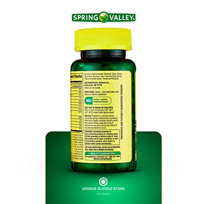 Spring Valley, Prenatal Multivitamin, Multimineral Tablets Dietary Supplement, Prenatals Unique Bundle Store