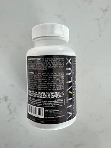 VITALUX || Premium Thermogenic Energy Burn || Metabolism Support, Boost Energy Levels EPN Supplements