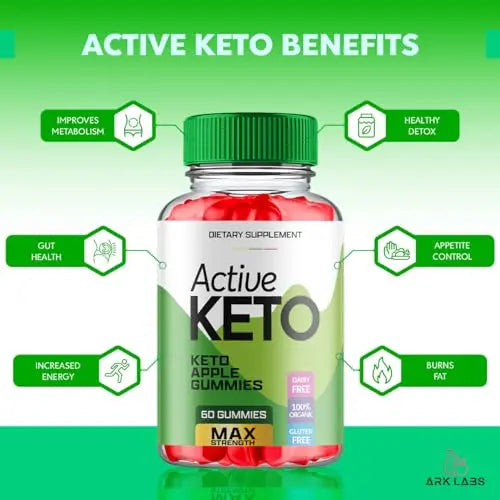 (2 Pack) Active Keto Gummies for Weight Loss, Active Keto Gummies, Active Keto ACV Gummies Ark Labs