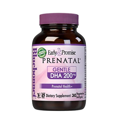 Bluebonnet Early Promise Prenatal Gentle DHA 200 mg Vegetable Capsules, 30 Count Bluebonnet