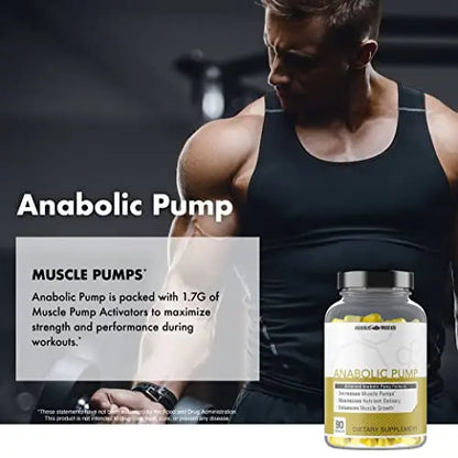 Anabolic Pump, Advanced Pump Formula, Increase Muscle Pumps, Maximize Nutrient Anabolic Warfare