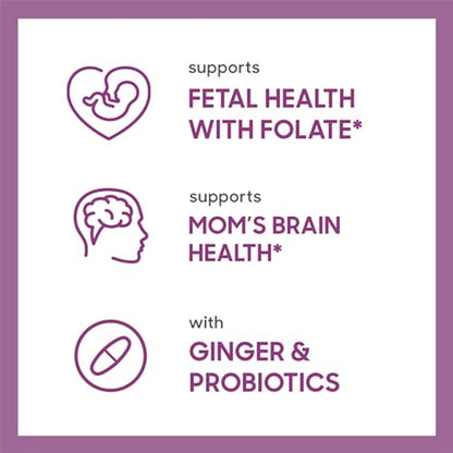 Rainbow Light Prenatal One High Potency Daily Multivitamin with Folate, Ginger and Probiotics Rainbow Light
