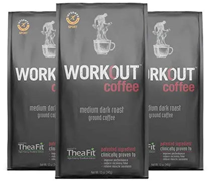 WORKOUT Coffee - Patented Ingredients for Pre-Workout Energy and Post-Workout Recovery WORKOUT coffee