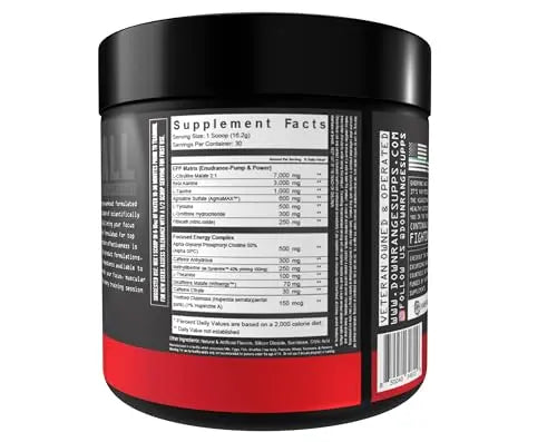 DownRange Supplements 1st Call Pre Workout Powder, Preworkout for Men & Women DownRange Supplements