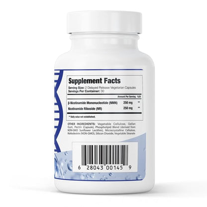 GenuinePurity - Liposomal NMN + NR Supplement - 60 Vegan Capsules to Support Cellular Health, Energy & NAD+ Levels - USA Made, Non-GMO, Gluten Free GenuinePurityBuy Supplements Australia