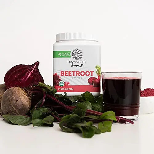 Sunwarrior Beet Root Powder Nitric Oxide Increase Stamina Blood and Flow Circulation Sunwarrior