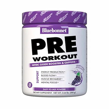 BlueBonnet Nutrition Extreme Edge Pre workout, Increases Nitric Oxide (NO) levels Bluebonnet