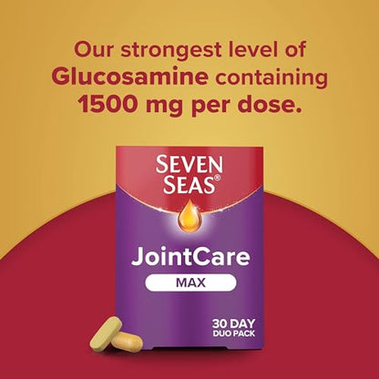 Seven Seas JointCare Max, With High-Strength Glucosamine plus Omega-3, Collagen Seven SeasBuy Supplements Australia