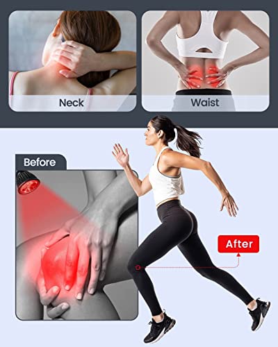 YMM Update Red Light Therapy for Body, All Metal Red Light Therapy Device with Stand, 660nm YMM