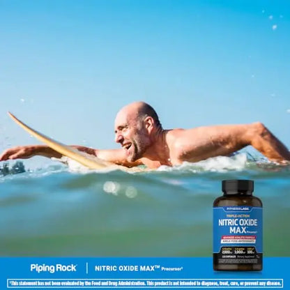 Fitness Labs Nitric Oxide Supplement | 3000mg | 120 Capsules | Nitric Oxide Pre Workout Fitness Labs