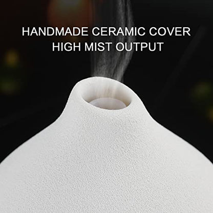 ZEIGGA LAB Essential Oil Diffusers, Aromatherapy Diffuser for Essential Oils, 100ml Ceramic Oil Diffusers ZEIGGA LAB